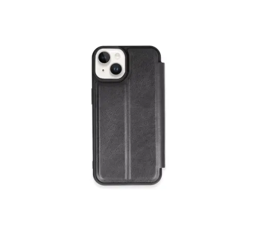 Apple iPhone 15 Kılıf Flip Cover - Siyah