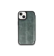Apple iPhone 15 Kılıf Flip Cover - Koyu Yeşil