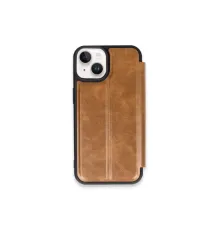 Apple iPhone 15 Kılıf Flip Cover - Taba
