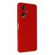 Vivo Y17S Kılıf Nano içi Kadife Silikon - Kırmızı