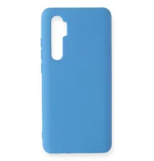 Mi Note 10 Lite Kılıf Nano içi Kadife Silikon - Mavi