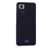 Xiaomi Redmi Note 11 Pro Kılıf Kelvin Kartvizitli Silikon - Derin Mor