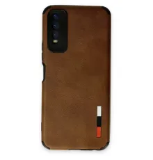 Vivo Y11S Kılıf Loop Deri Silikon - Kahverengi