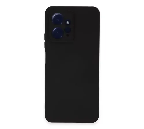 Xiaomi Redmi Note 12 4G Kılıf Nano içi Kadife Silikon - Siyah