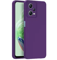 Redmi Note 12 Pro 5G Kılıf Nano içi Kadife Silikon - Mor