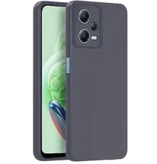 Redmi Note 12 Pro 5G Kılıf Nano içi Kadife Silikon - Gri