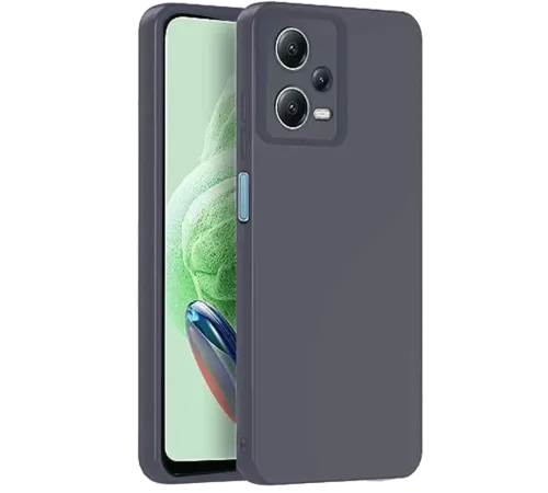 Redmi Note 12 Pro 5G Kılıf Nano içi Kadife Silikon - Gri