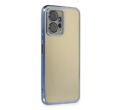 Redmi Note 12 4G Kılıf Lensli Silikon - Açık Mavi