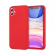 Apple iPhone 11 Kılıf First Silikon - Kırmızı