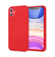 Apple iPhone 11 Kılıf First Silikon - Kırmızı