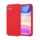 Apple iPhone 11 Kılıf First Silikon - Kırmızı
