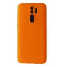 Redmi Note 8 Pro Kılıf First Silikon - Turuncu