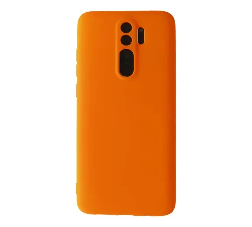 Redmi Note 8 Pro Kılıf First Silikon - Turuncu