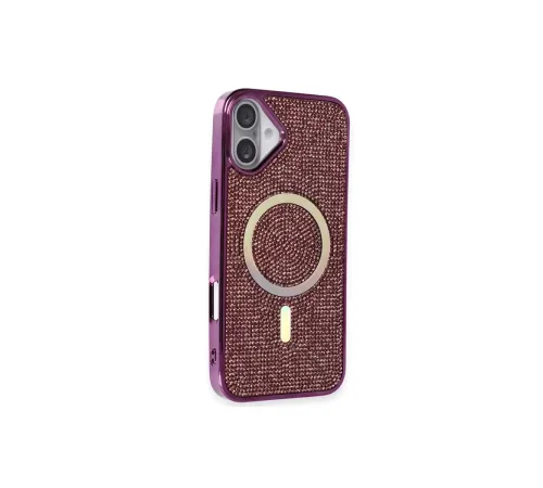 iPhone 16 Plus Kılıf Helen Magsafe Kapak - Derin Mor