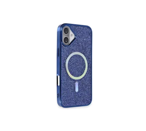 iPhone 16 Plus Kılıf Helen Magsafe Kapak - Lacivert