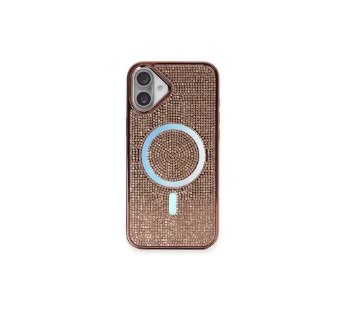 iPhone 16 Plus Kılıf Helen Magsafe Kapak - Pembe