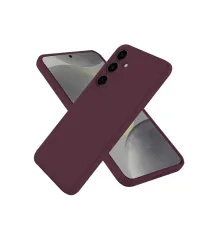 Samsung Galaxy A36 Kılıf First Silikon - Mürdüm