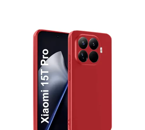 Xiaomi Mi 15T Pro First Silikon - Kırmızı