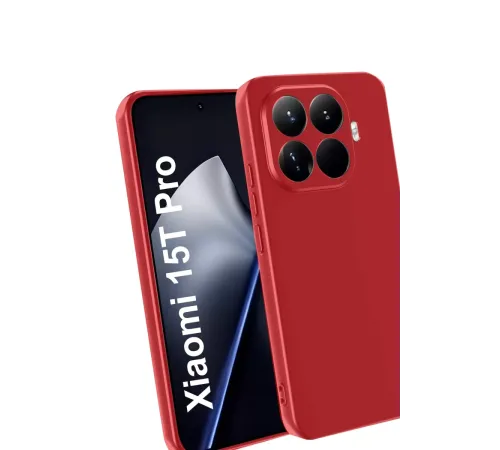 Xiaomi Mi 15T Pro First Silikon - Kırmızı