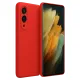 Samsung Galaxy S25 Edge First Silikon - Kırmızı