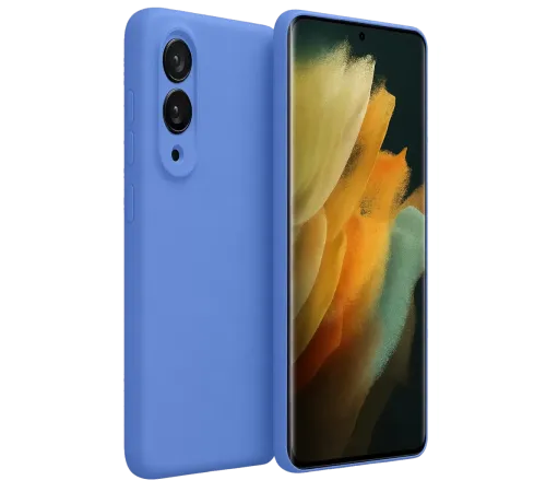 Samsung Galaxy S25 Edge First Silikon - Mavi