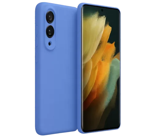 Samsung Galaxy S25 Edge First Silikon - Mavi