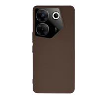 Tecno Camon 20 Pro 5G Kılıf First Silikon - Kahverengi