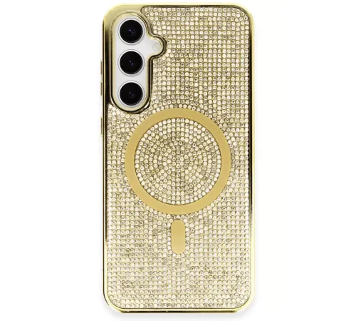 Samsung Galaxy S23 Kılıf Helen Magsafe Kapak - Gold