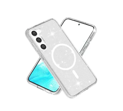 Samsung Galaxy S23 Kılıf Star Magsafe Kapak - Şeffaf