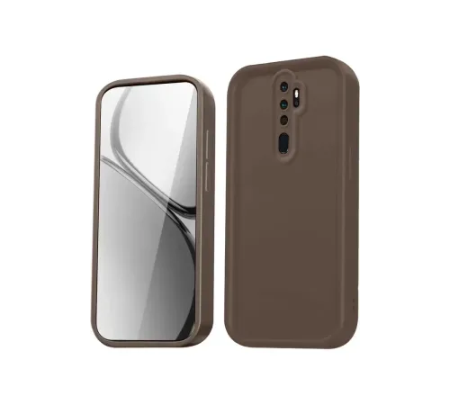 Xiaomi Redmi Note 8 Pro Kılıf Viera Silikon - Kahverengi