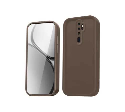 Xiaomi Redmi Note 8 Pro Kılıf Viera Silikon - Kahverengi
