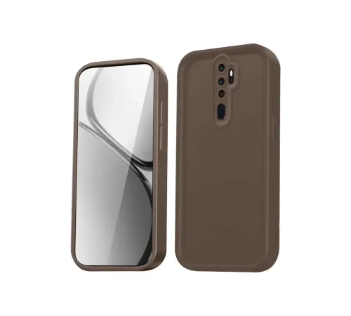 Xiaomi Redmi Note 8 Pro Kılıf Viera Silikon - Kahverengi