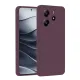 Xiaomi Redmi Note 14 4G Kılıf First Silikon - Mürdüm