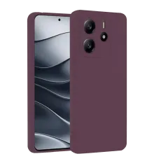 Xiaomi Redmi Note 14 4G Kılıf First Silikon - Mürdüm