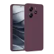 Xiaomi Redmi Note 14 4G Kılıf First Silikon - Mürdüm