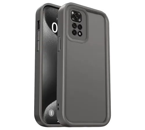 Xiaomi Redmi 10 2022 Kılıf Viera Silikon - Gri