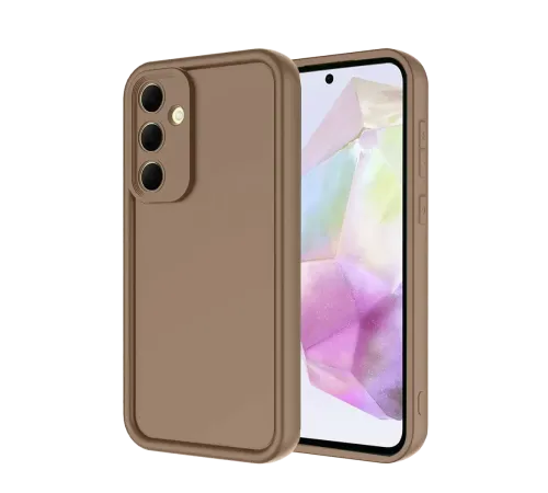 Samsung Galaxy A36 Kılıf Viera Silikon - Kahverengi