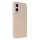 Vivo Y17S Kılıf Nano içi Kadife Silikon - Pudra