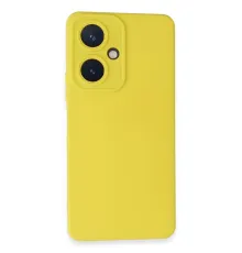 Vivo Y27 Kılıf Nano içi Kadife Silikon - Sarı