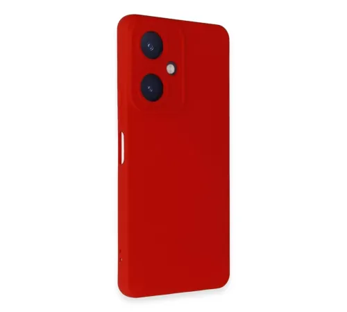 Vivo Y27 Kılıf Nano içi Kadife Silikon - Kırmızı