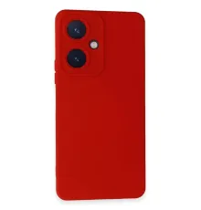 Vivo Y27 Kılıf Nano içi Kadife Silikon - Kırmızı