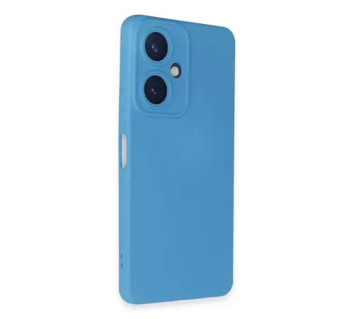 Vivo Y27 Kılıf Nano içi Kadife Silikon - Mavi