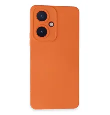 Vivo Y27 Kılıf Nano içi Kadife Silikon - Turuncu
