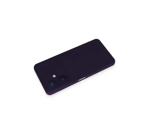 Vivo Y27 Kılıf Nano içi Kadife Silikon - Mor