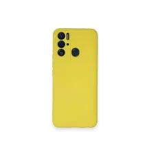 Tecno Pova Neo Kılıf Nano içi Kadife Silikon - Sarı