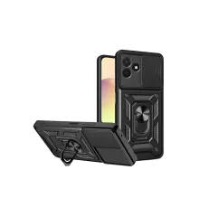 Realme C53 Kılıf Pars Lens Yüzüklü Silikon - Siyah
