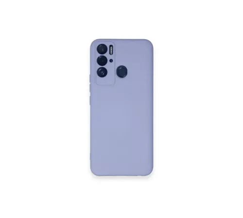 Tecno Pova Neo Kılıf Nano içi Kadife Silikon - Lila