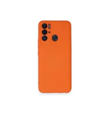 Tecno Pova Neo Kılıf Nano içi Kadife Silikon - Turuncu