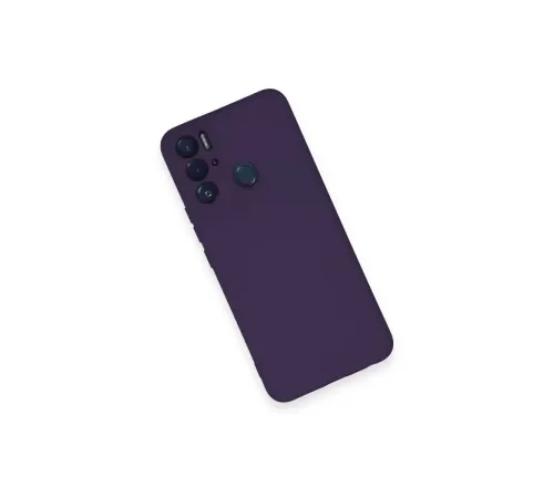 Tecno Pova Neo Kılıf Nano içi Kadife Silikon - Mor