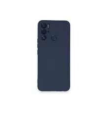 Tecno Pova Neo Kılıf Nano içi Kadife Silikon - Lacivert